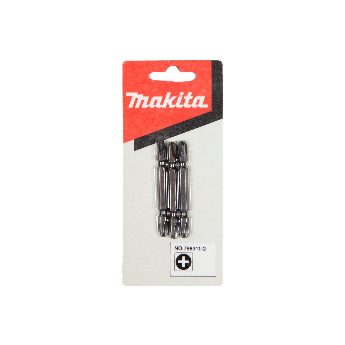MAKITA - Set 3 Puntas Phillips N°3 X 65 Mm Doble Makita 798311-2