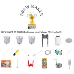 GENERICO - Brew Maker 20 Kit fácil para hacer 20L de cerveza artesanal