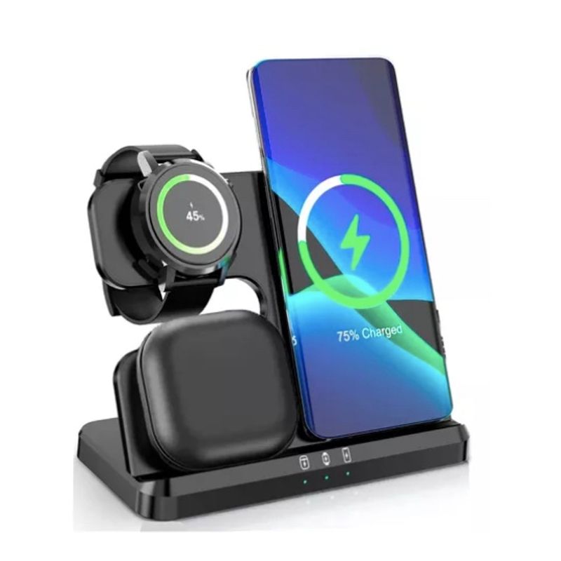 ATLAS - Cargador Inalambrico 3 En 1 Galaxy Buds Active Watch