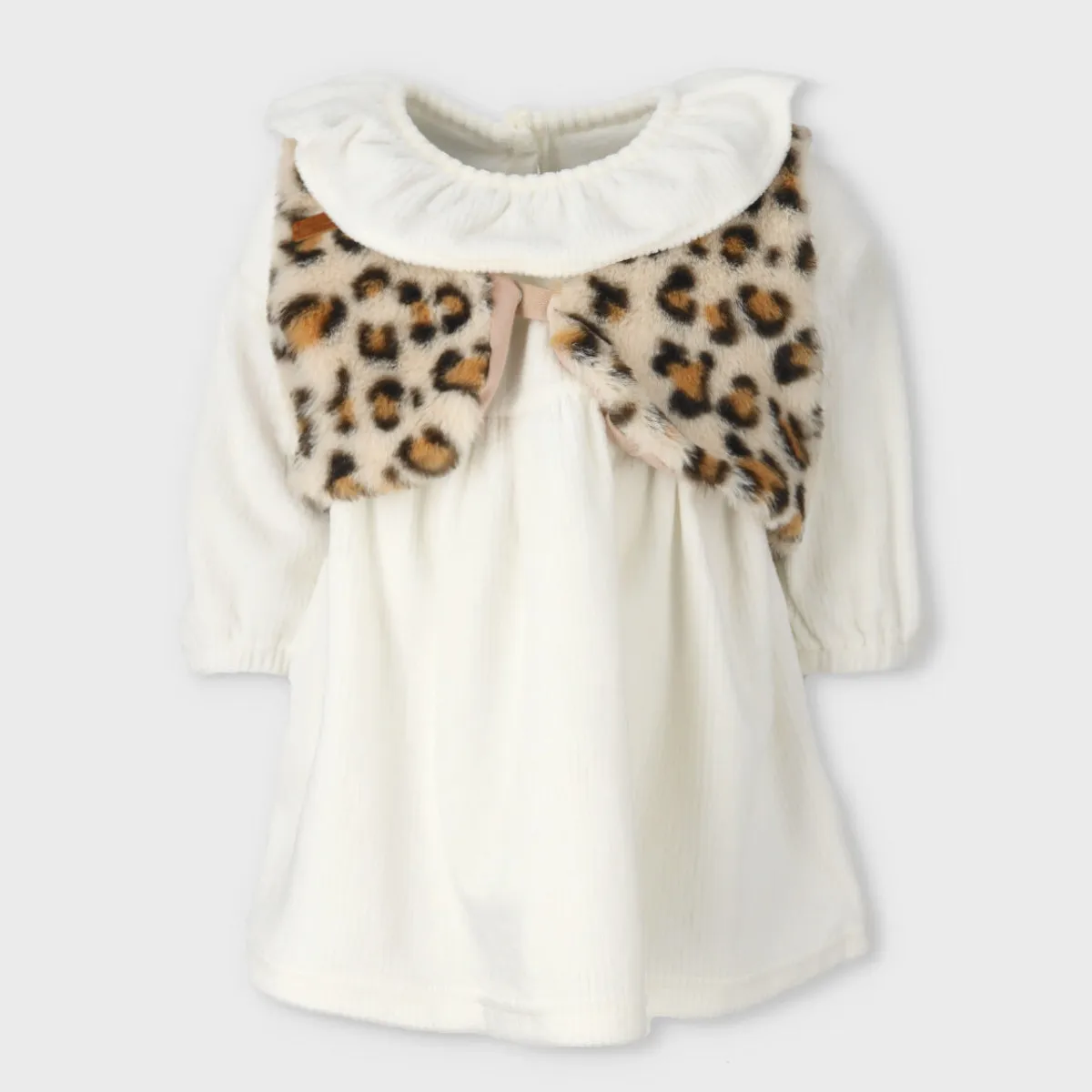 LIMONADA - Vestido bebés con bolero beige Limonada