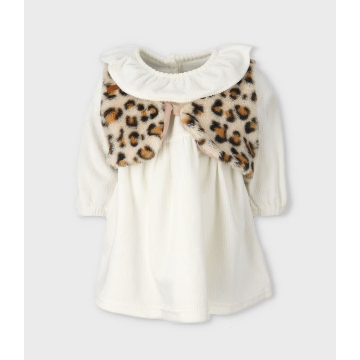 LIMONADA - Vestido bebés con bolero beige Limonada