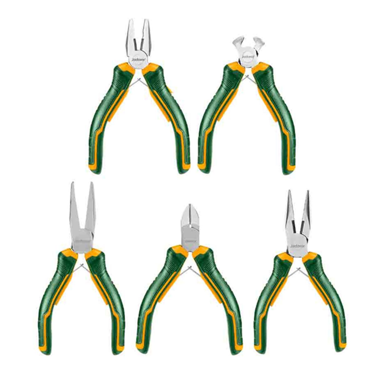 GENERICO - Kit Set Juego De Mini Alicate 5 Piezas Jadever Jdps1615