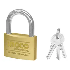 INGCO - Candado Seguridad De Bronce 60mm Dbpl0602