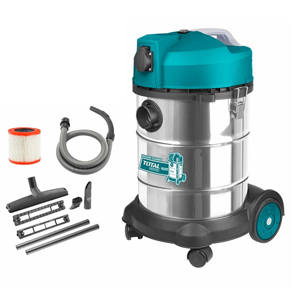 TOTAL TOOLS - Aspiradora 30lts 1400w Industrial Total Tvc14301
