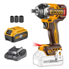 INGCO - Taladro Pistola Llave Impacto 20v Bat+ Carg Ciwli20501