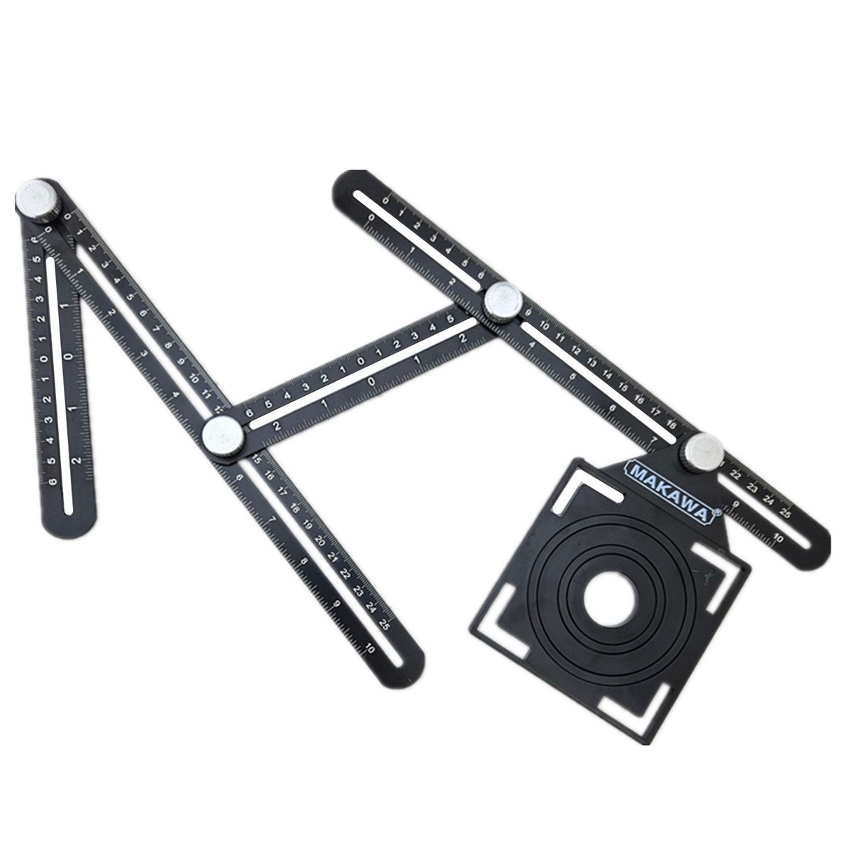MAKAWA - Escuadra Regla Ajustable Azulejo Ceramica Porcelanato Mk1064