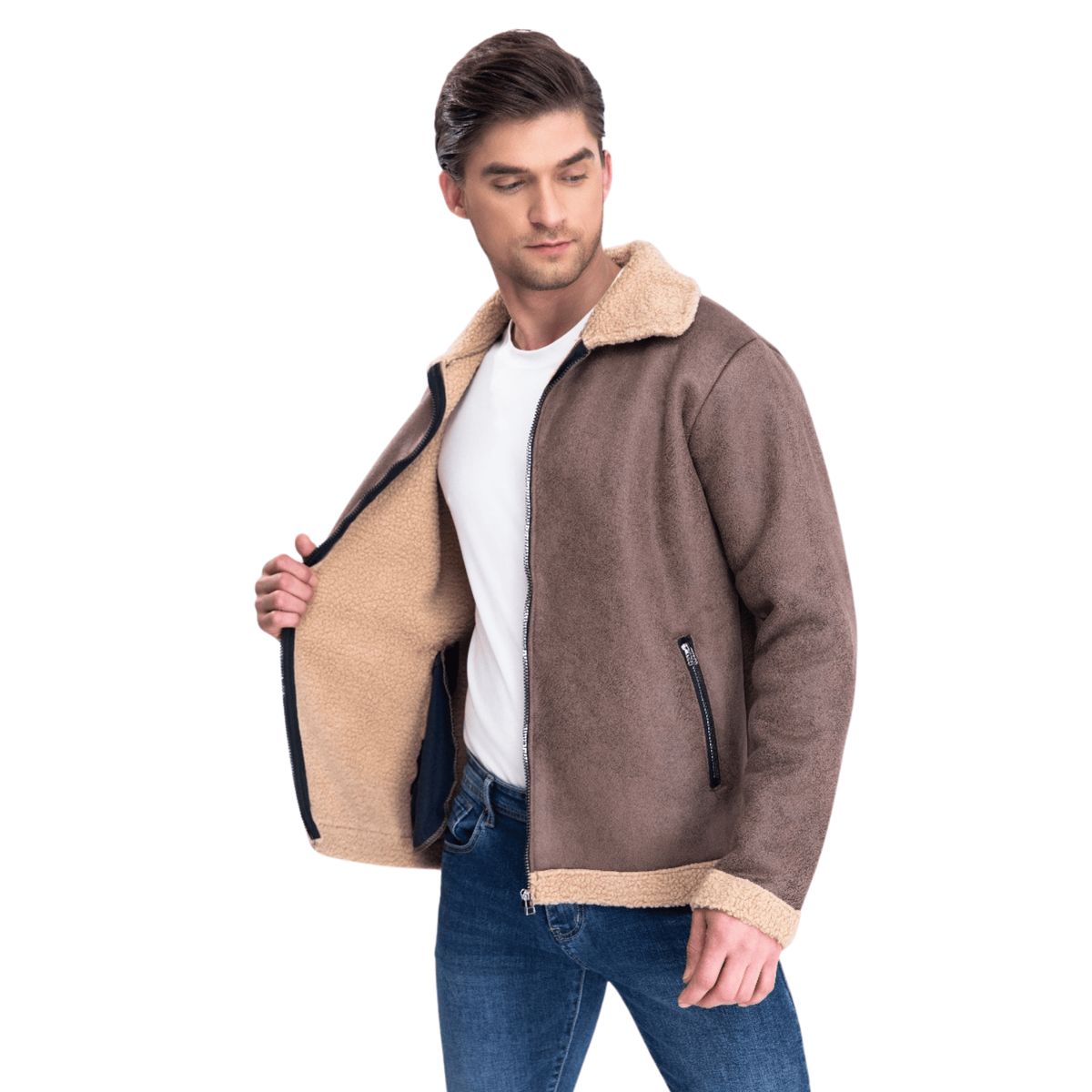 D'JOE - Chaqueta Ecocuero Soft Boston Hombre