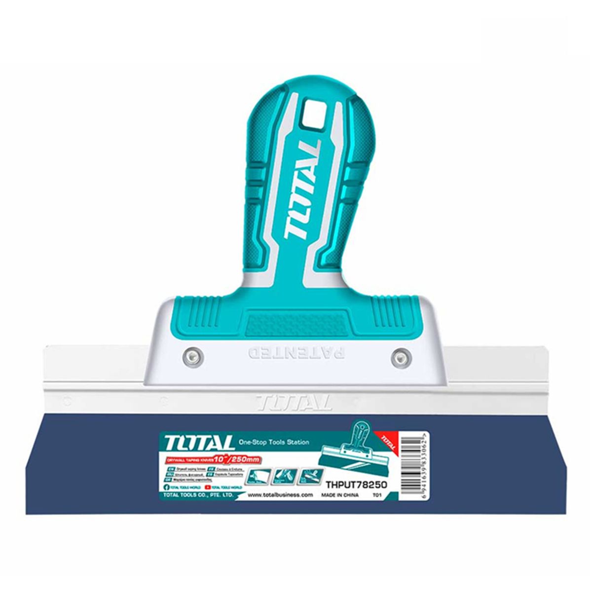 TOTAL TOOLS - Espátula Tapizadora De Gypsom Para Yeso 250mm Total