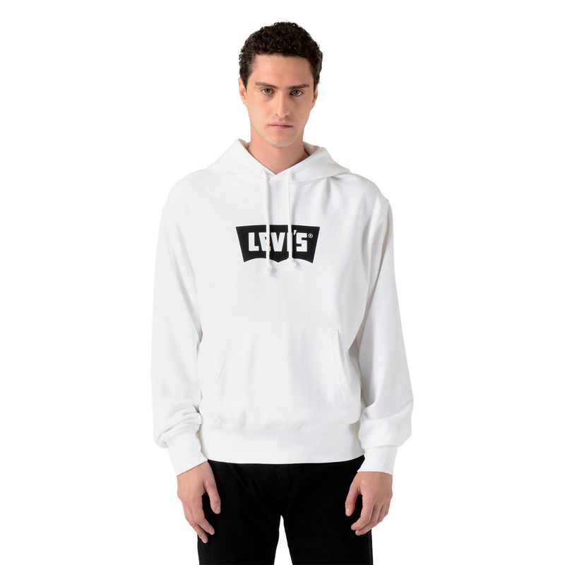 LEVIS - Polerón Hombre Graphic Relaxed Blanco Levis