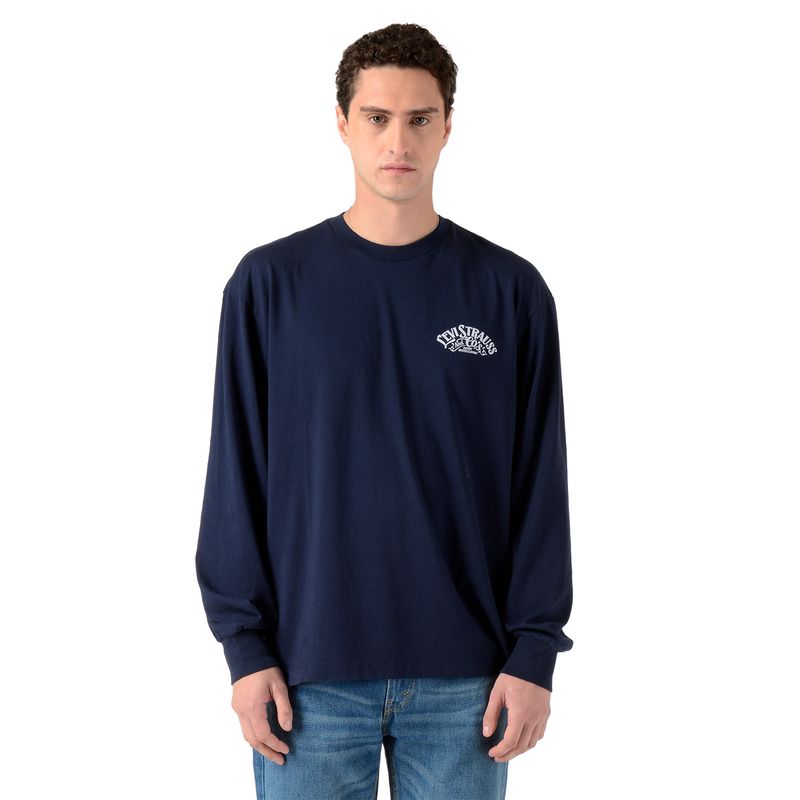 LEVIS - Polerón Hombre Graphic Relaxed Azul Levis