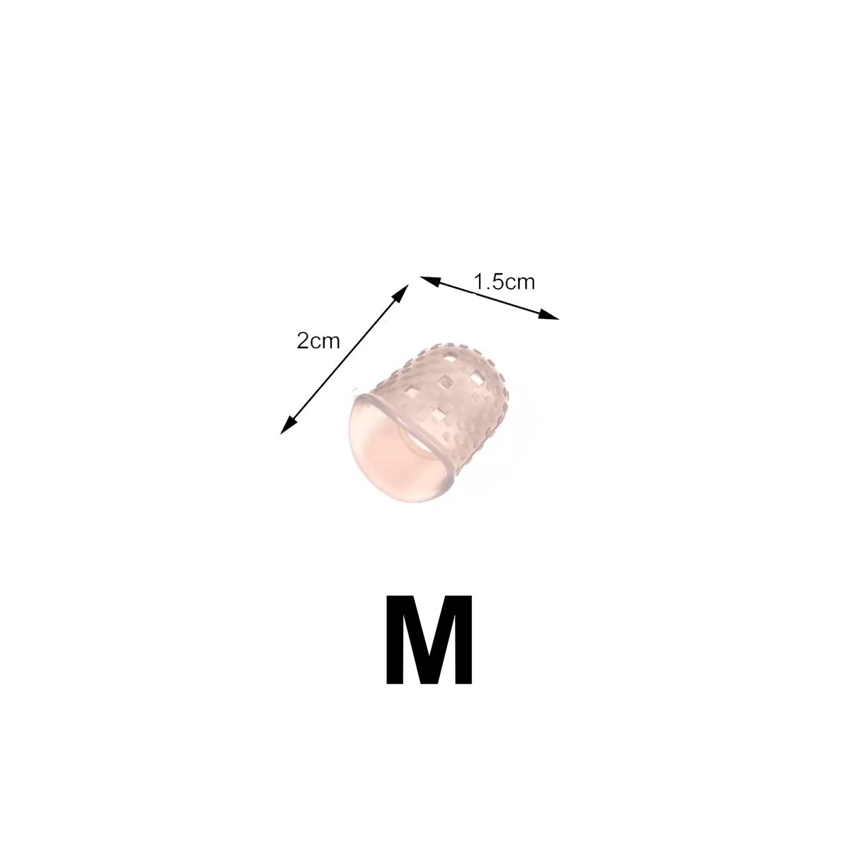 GENERICO - Protectores De Dedos De Silicona Para Guitarra  M