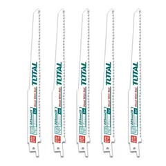 TOTAL TOOLS - Set Repuesto Hoja P Sierra Sable Madera 225mm 5pcs Total