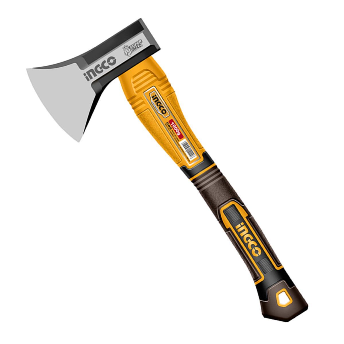 INGCO - Hacha De Mano Mango Fibra De Vidrio 1000gr Ingco Hax0811000f
