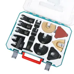 TOTAL TOOLS - Kit Juego De Hojas Multifuncional Oscilante 23 Piezas Total