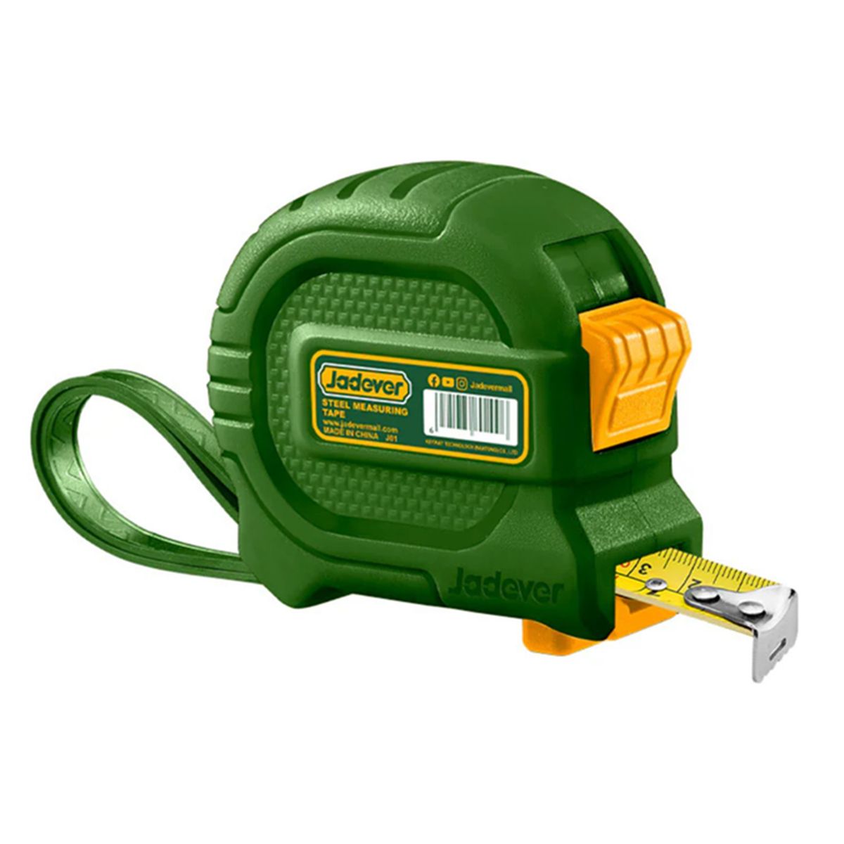 GENERICO - Cinta Huincha De Medir Metrica De Acero 5m Jadever Jdmt4330