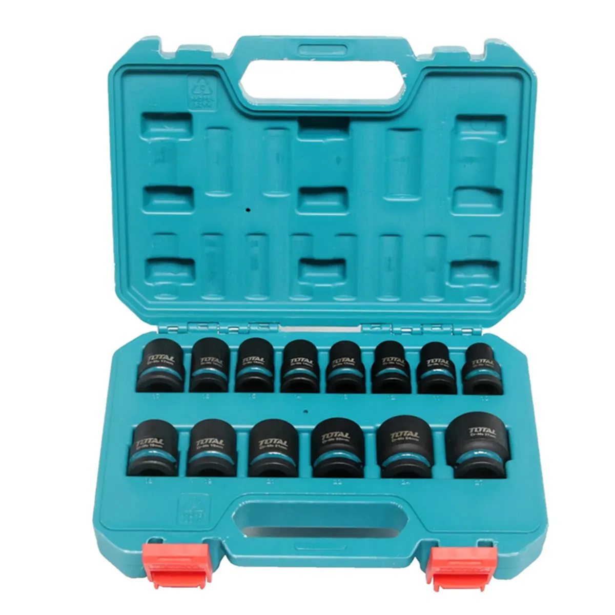TOTAL TOOLS - Set Juego Dados Impacto 12 14 Piezas Total Thistd12141