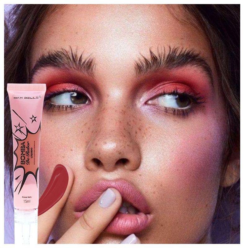MAXBELLE - BLUSH BOMBA DE RUBOR LIQUIDO ALTA PIGMENTACION