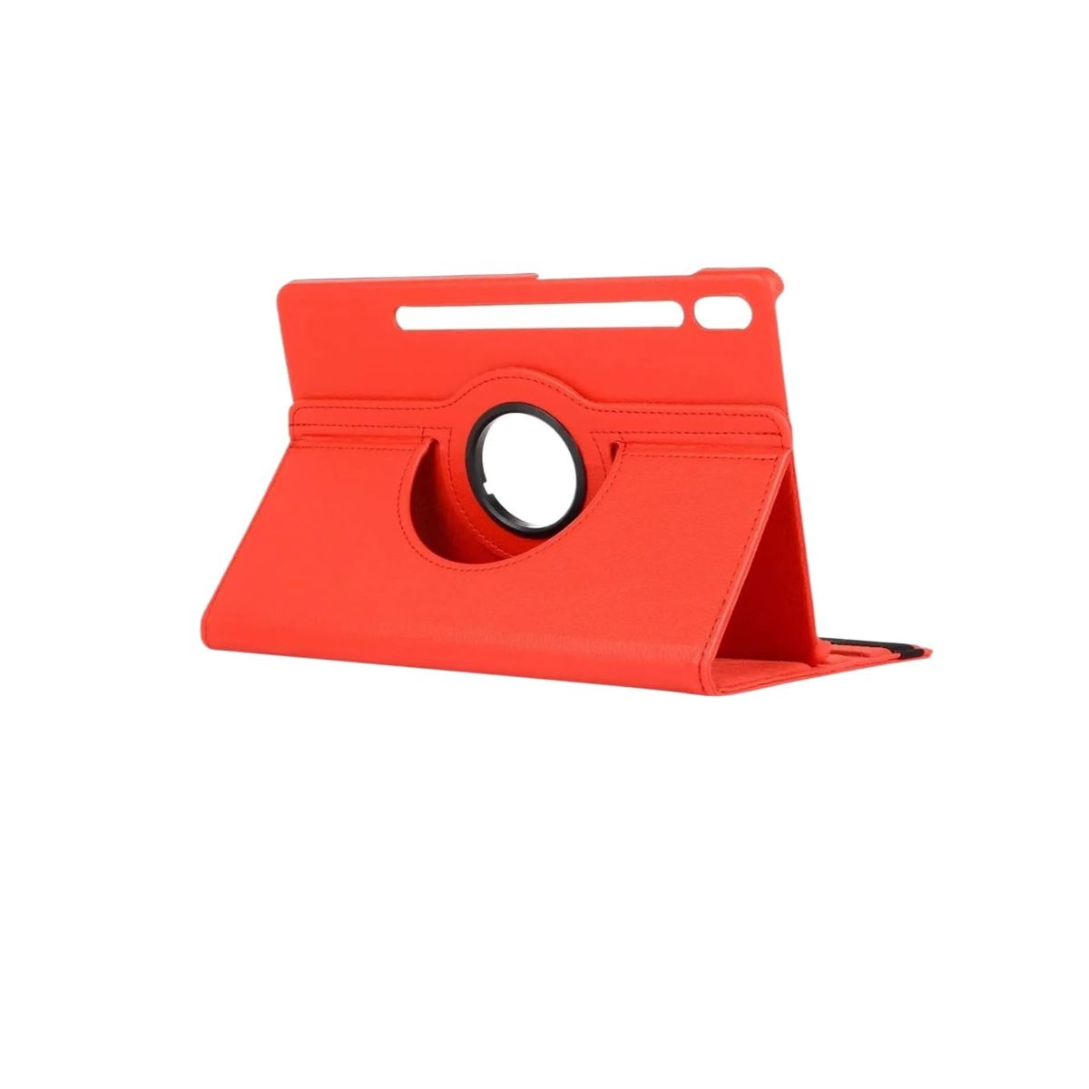 GENERICO - Carcasa Giratoria Compatible Con Tab Samsung S10 Fe De 10.9 Pul Rojo