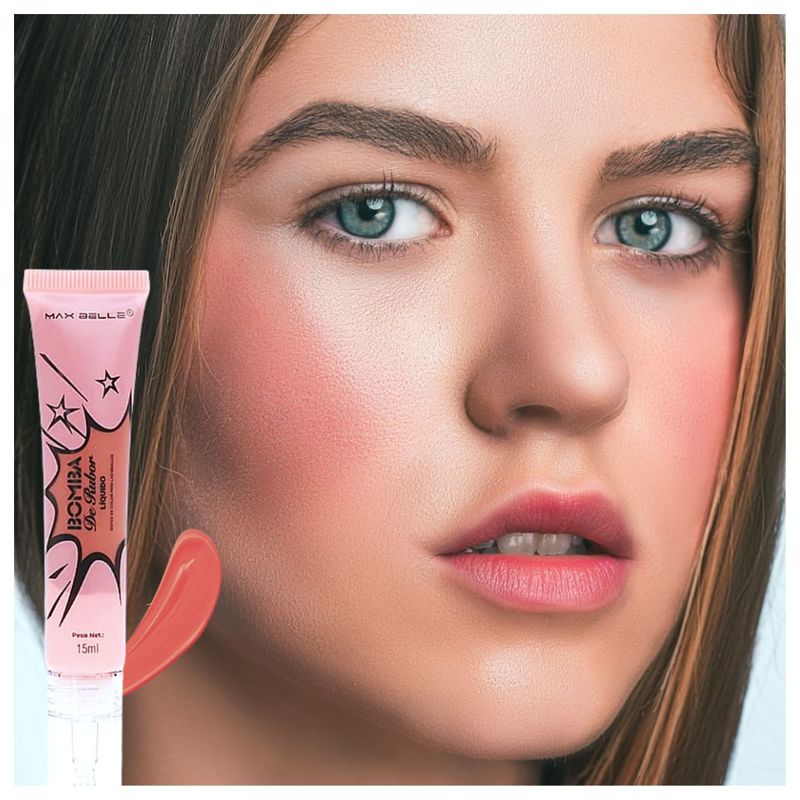 MAXBELLE - BLUSH BOMBA DE RUBOR LIQUIDO ALTA PIGMENTACION