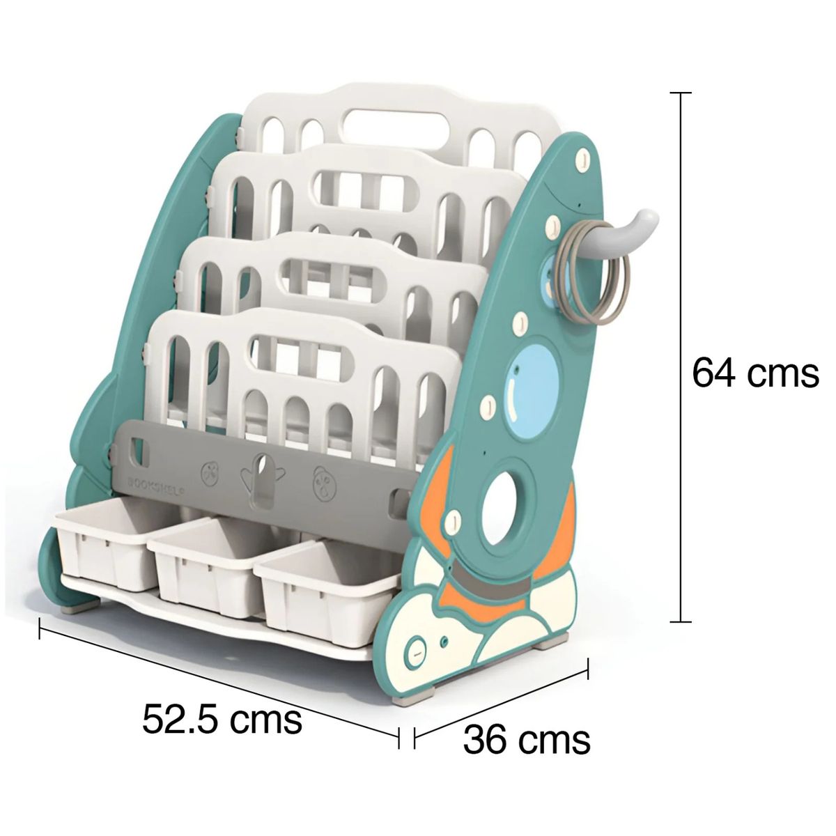 CRUSEC - Estanteria Organizadora Librero Y Juguetes Niños Infantil
