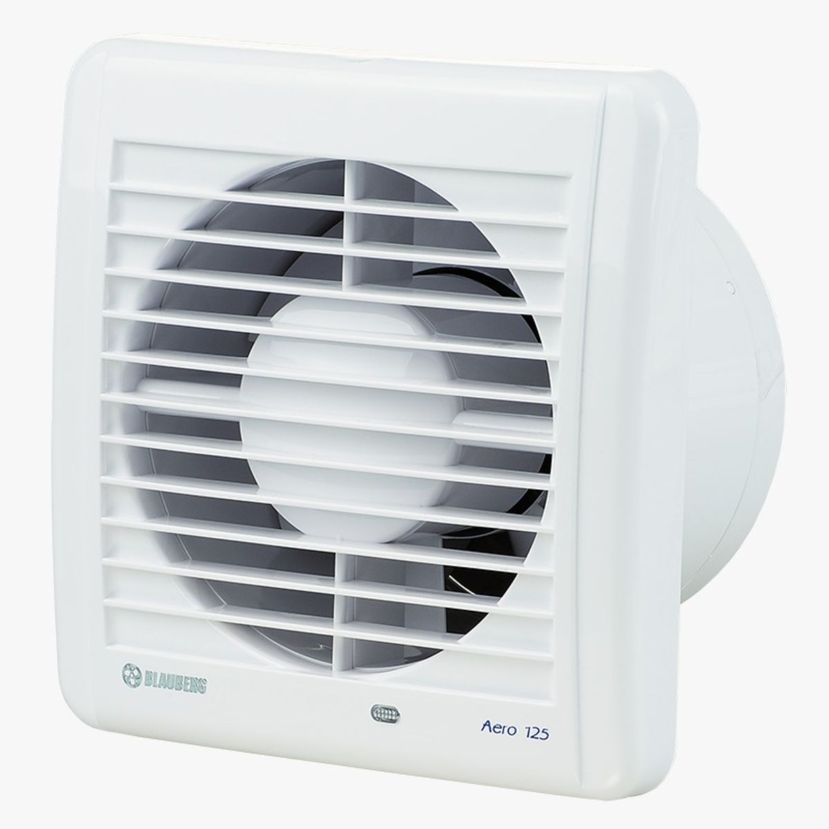 BLAUBERG - Extractor de aire para baño 5'' AERO 125 H con sensor de humedad y timer regulable