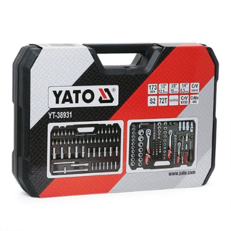 YATO - KIT HERRAMIENTAS   DE DADOS   YATO 173 PCS