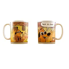 ORCA - Taza Tazon Mug This is fine meme