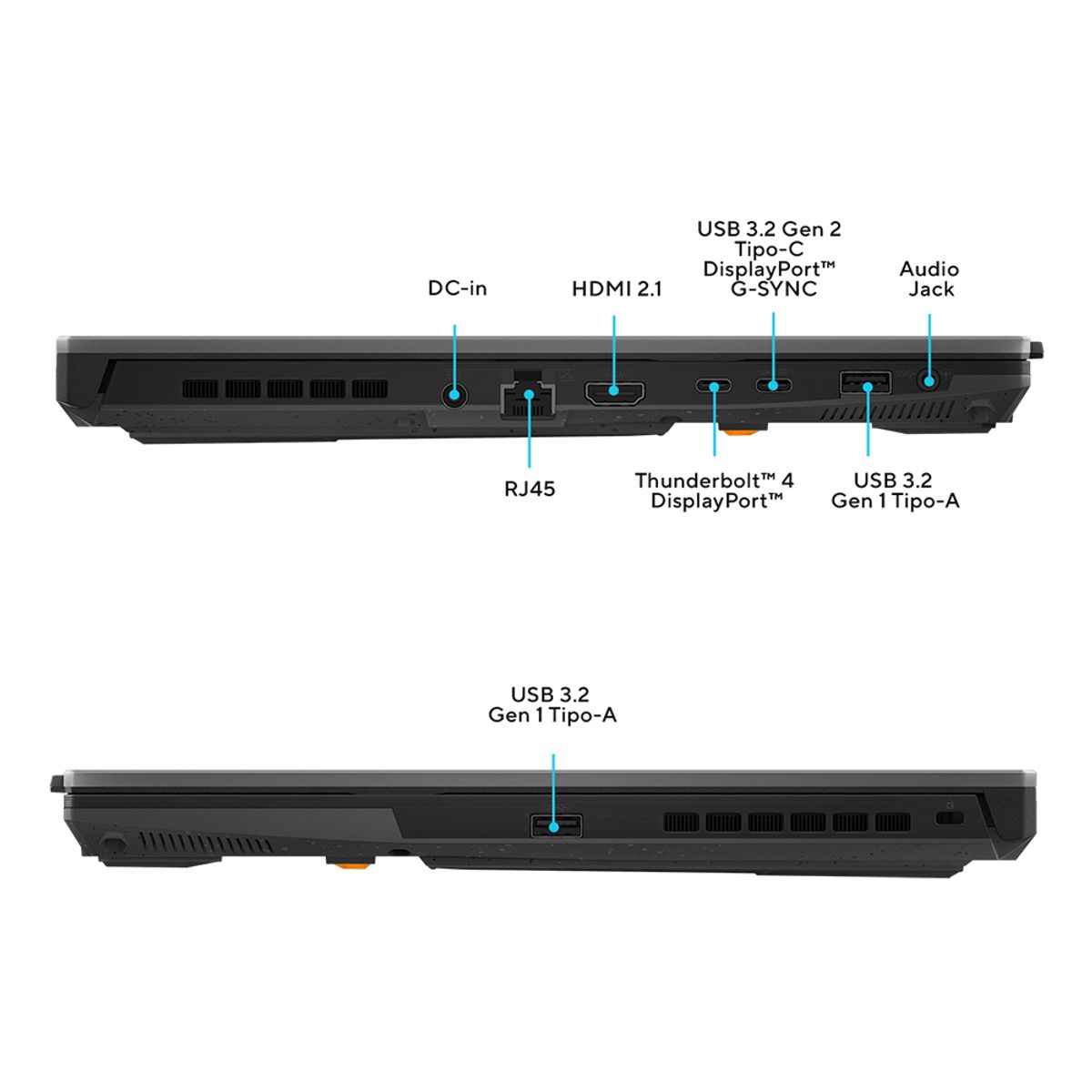 ASUS - Notebook ASUS TUF Gaming F15 Intel i7 16gb 512ssd RTX 4060 15,6"