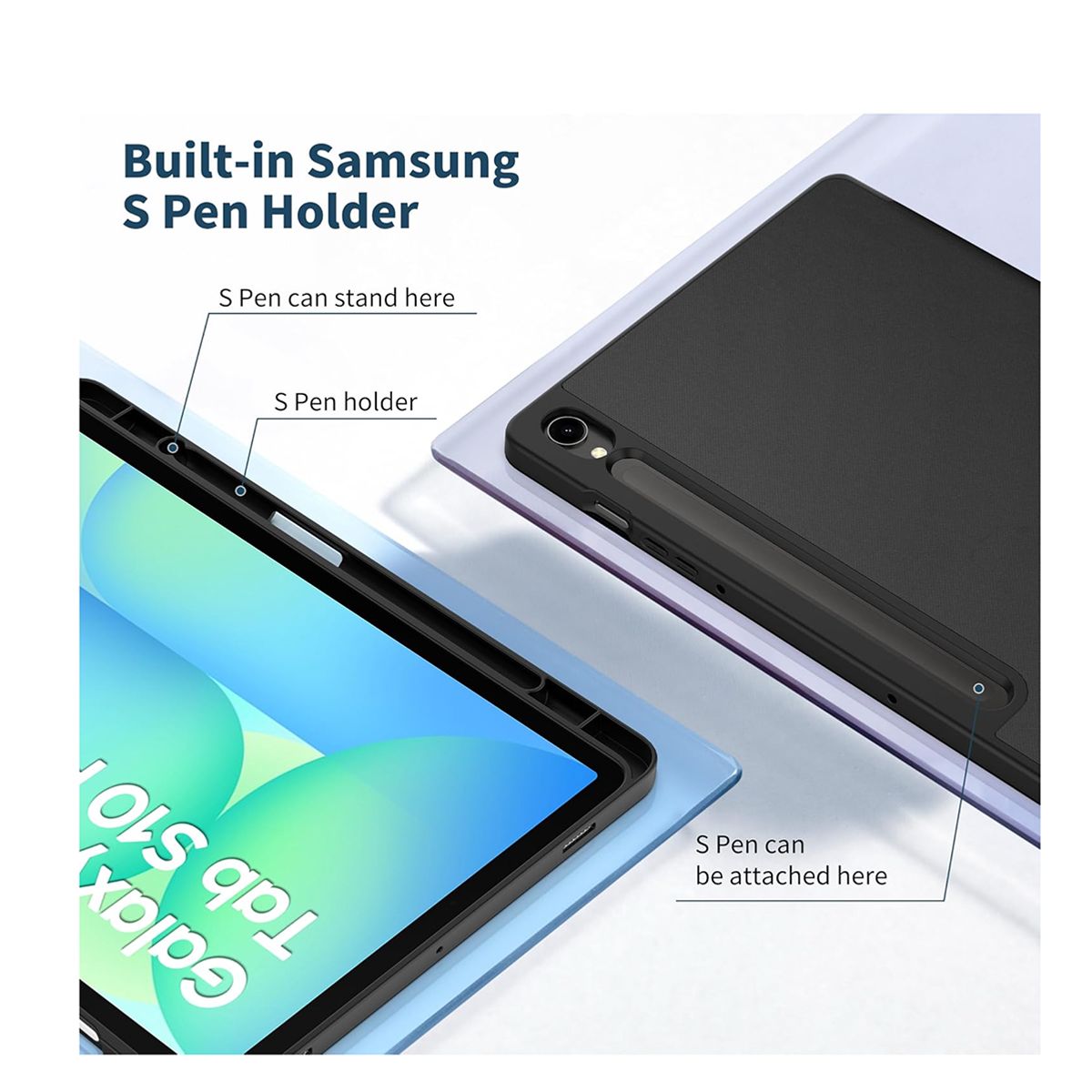 JOIGO - Funda Smart Cover Para Tab Samsung S10 Fe 10.9 Fucsia