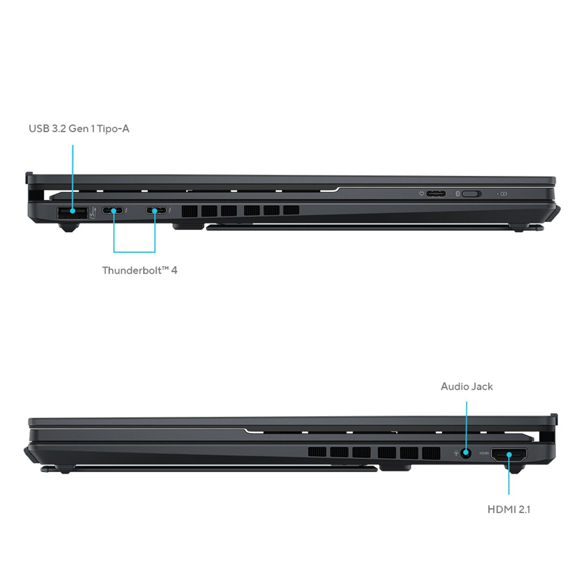 ASUS - Notebook ASUS Zenbook Duo Intel Core Ultra 9 32GB RAM 1TB SSD OLED Touch 14"