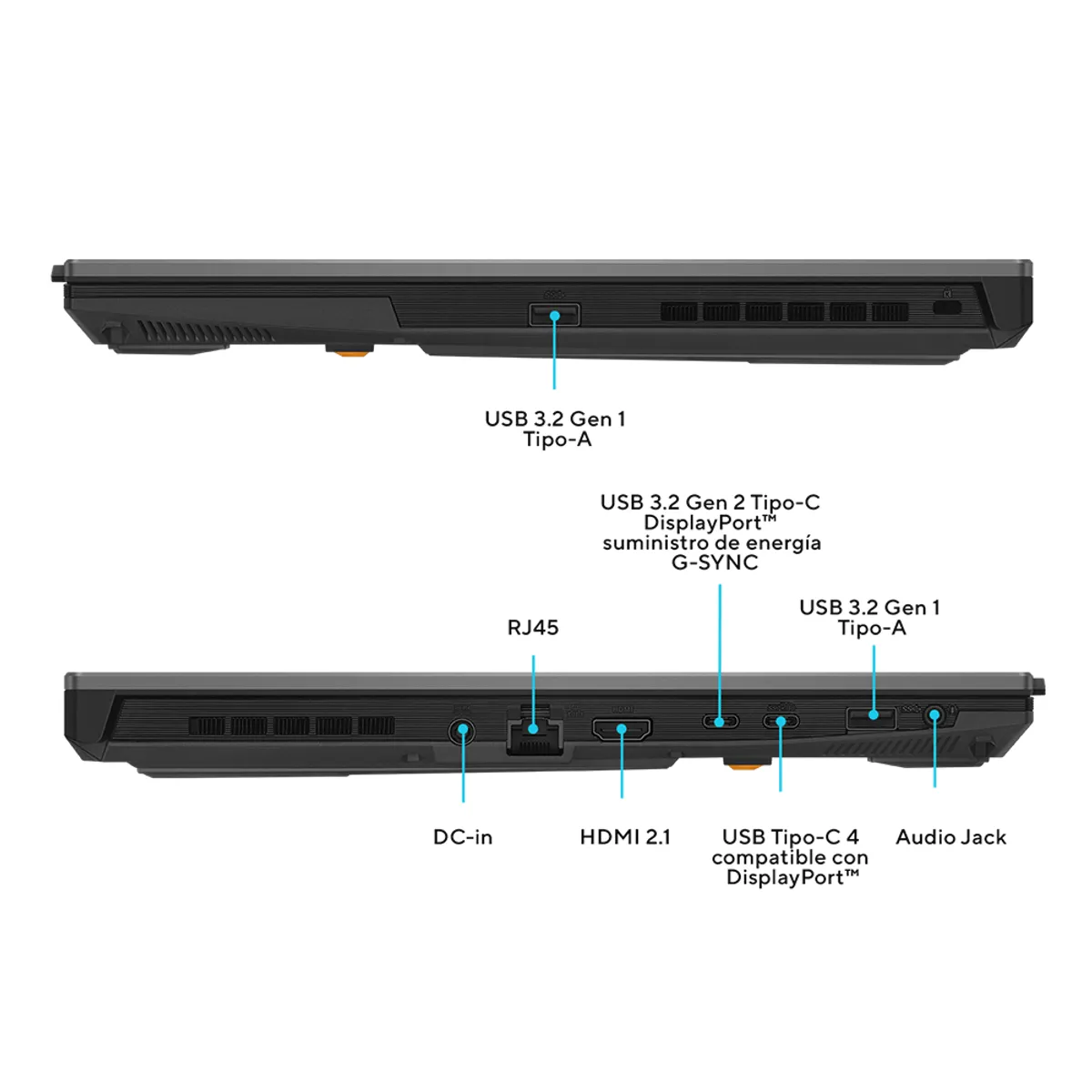 ASUS - Notebook ASUS TUF Gaming A15 AMD Ryzen 7 16GB RAM 512GB SSD RTX 4060 15.6"