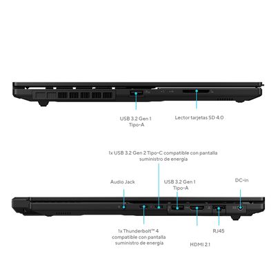 Imagen 2 del producto Notebook Vivobook Pro 15 Intel Core Ultra 9 24GB RAM 1TB SSD RTX 4050 OLED 15.6""