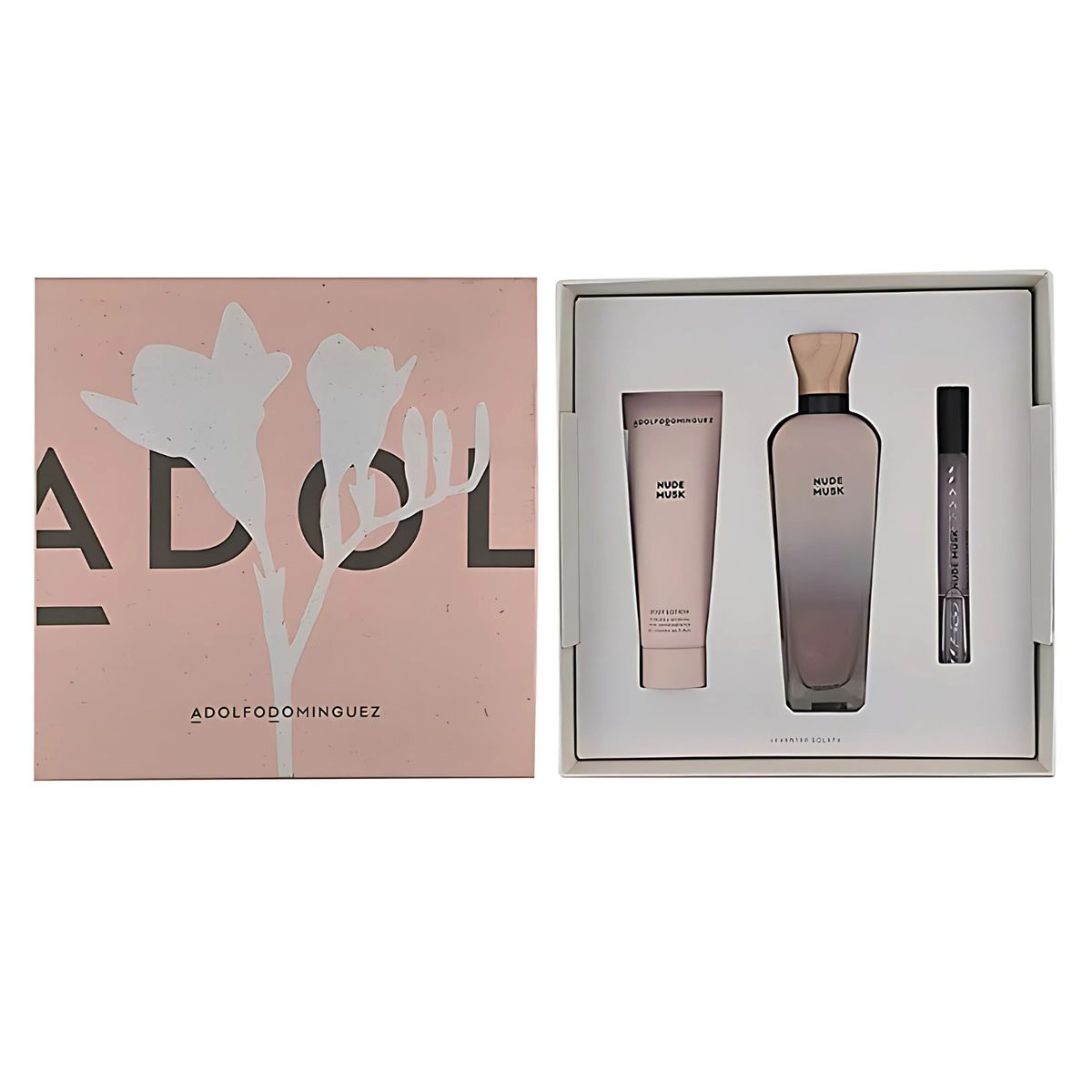 ADOLFO DOMINGUEZ - NUDE MUSK MUJER ESTUCHE EDP 120ML+10ML+LOCION 75ML