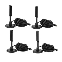 GENERICO - Pack X4 Antena Para Tv Abierta Antena Hdtv Antenas De Tv Hd