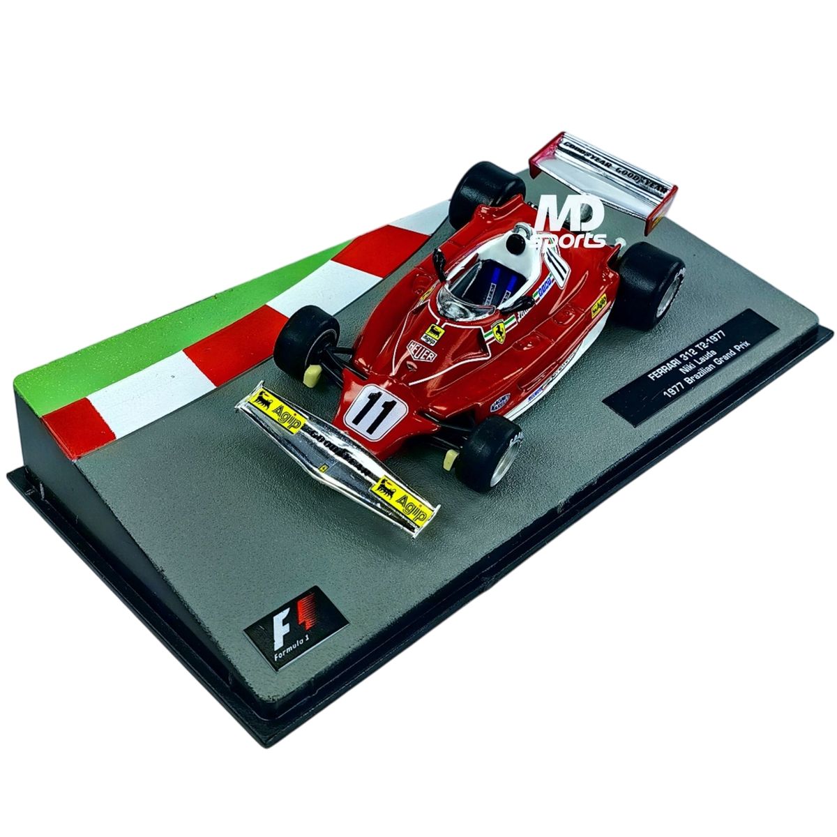 FORMULA 1 - Auto Formula 1 Ferrari 312 T2 1977 Niki Lauda Acrilica 1:43