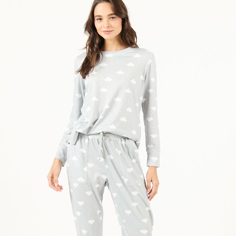 BARBIZON - Pijama de Mujer Gante Gris