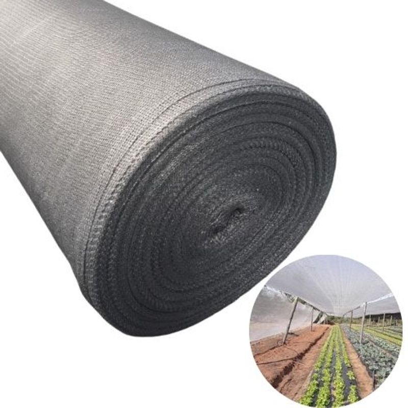 MARIENBERG - Malla Raschel Sombra Lisa 95% 4,25 x 50 mts Color Gris Plata