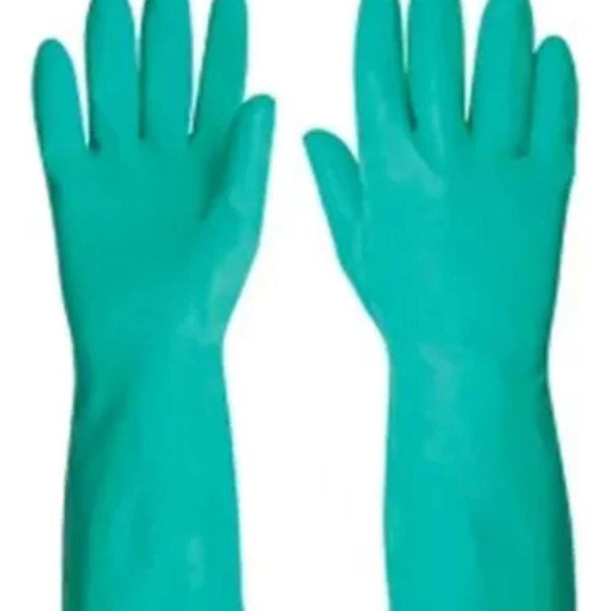 THICK - Guante Nitrilo Verde Flocados (x 10 Pares)