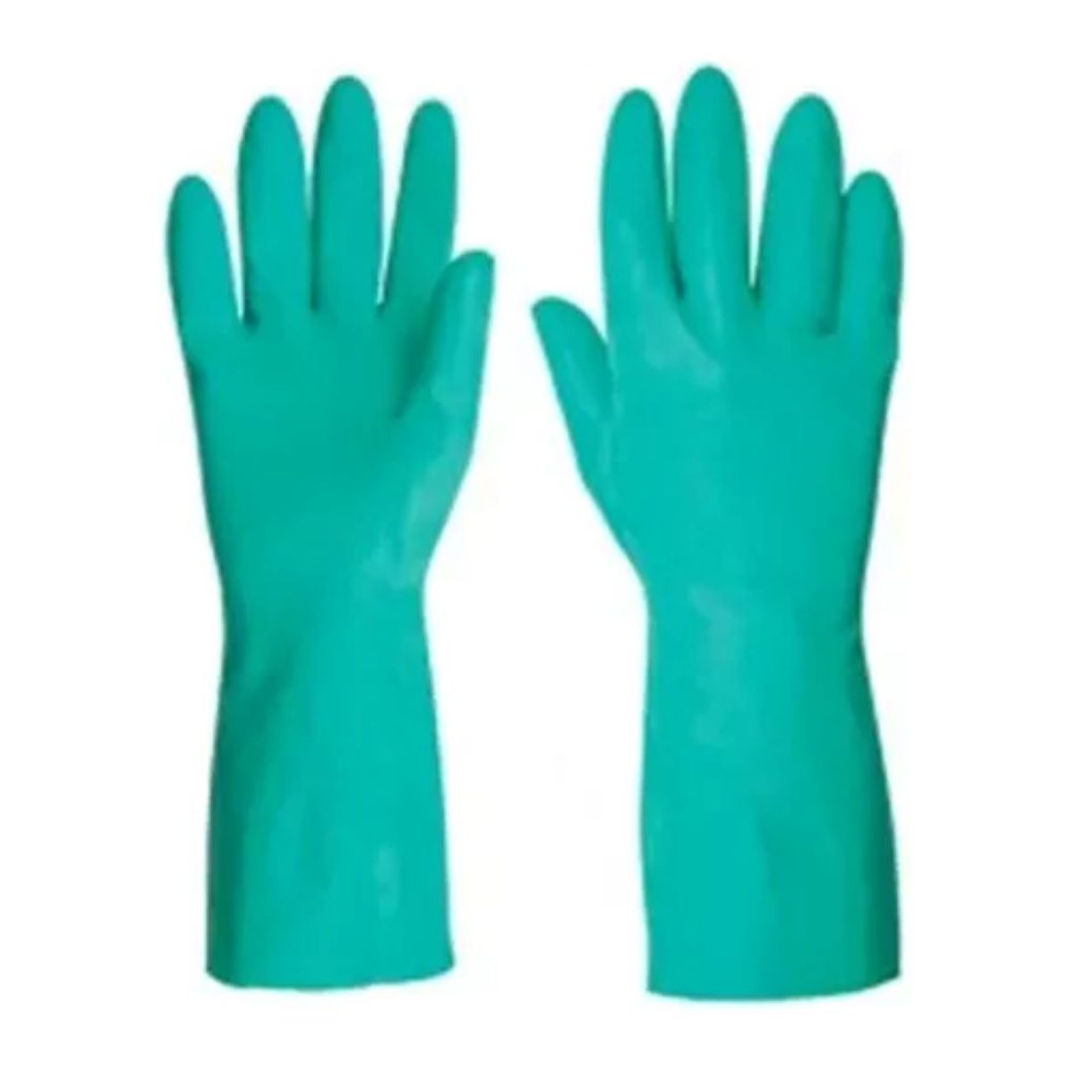 THICK - Guante Nitrilo Verde Flocados (x 10 Pares)