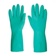 THICK - Guante Nitrilo Verde Flocados (x 10 Pares)