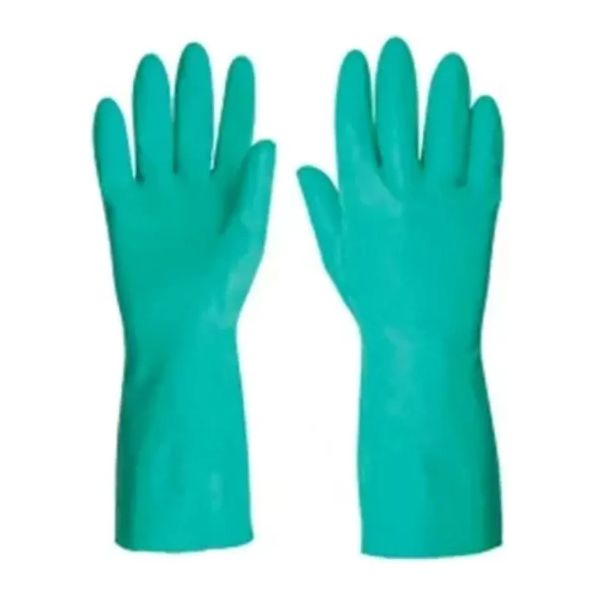 THICK - Guante Nitrilo Verde Flocados (x 10 Pares)