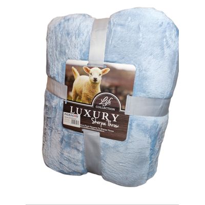 Imagen 2 del producto Frazada Manta Plush Sherpa Extra suave 200x230cm