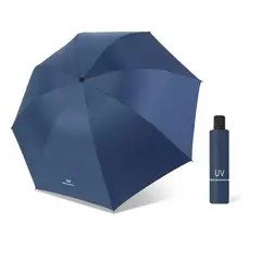 GENERICO - X2 Paraguas Uv Retractil Manual Sombrilla Bolsillo Portatil