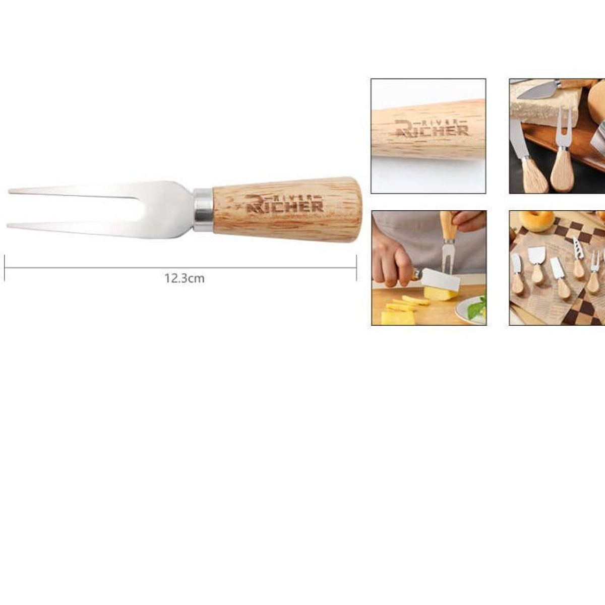 GENERICO - Set de 3 Tenedores de Queso