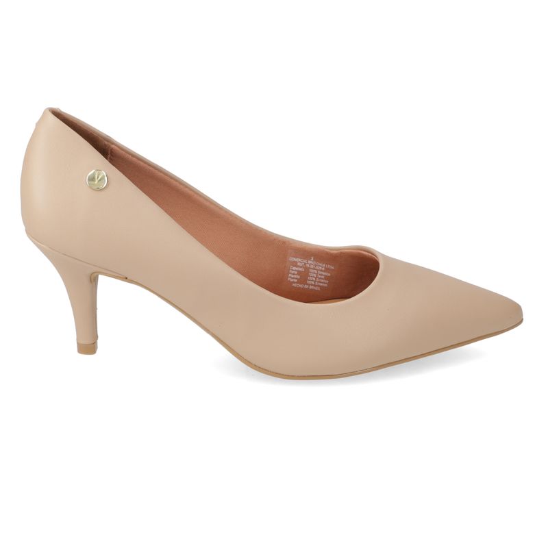 VIZZANO - Stiletto Mujer Taco aguja 7cm  EcoCuero Beige