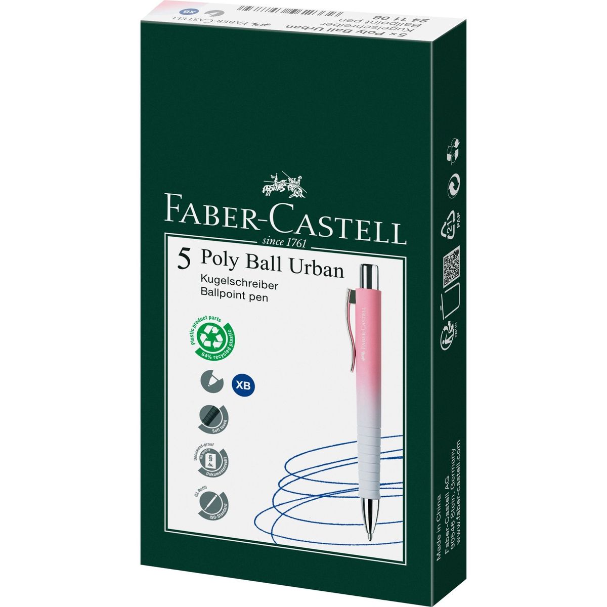 FABER-CASTELL - Bolígrafo Poly Ball Urban Sunset Faber-Castell