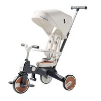 Triciclo De Paseo 360° 6 En 1 Plegable Blanco
