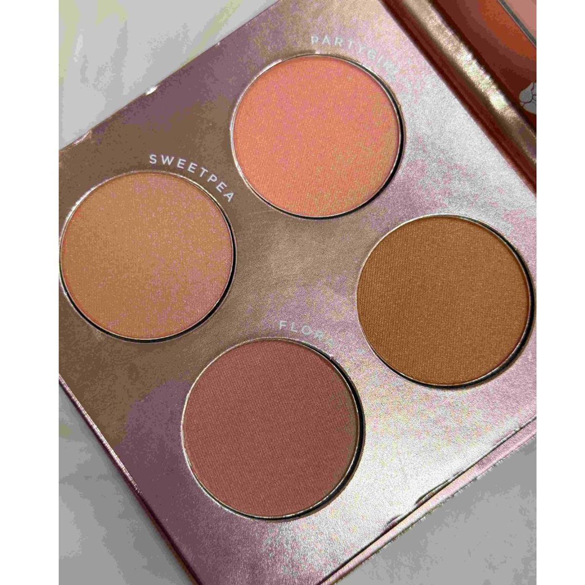 GENERICO - Set de paleta de De Rubores En Polvo y brocha modelo 2