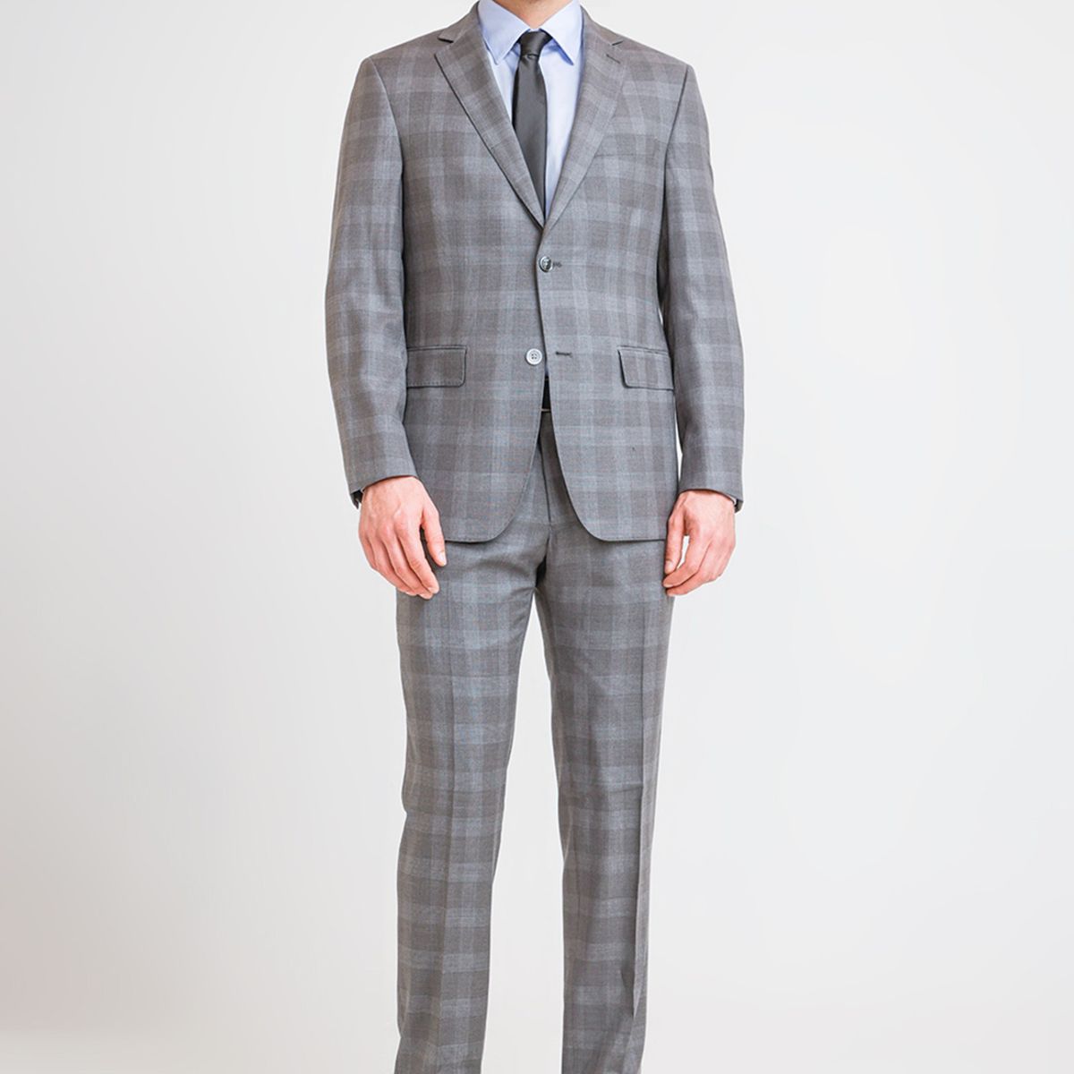 TRIAL - Traje Hombre Formal Lana S160'S Emerald Gris