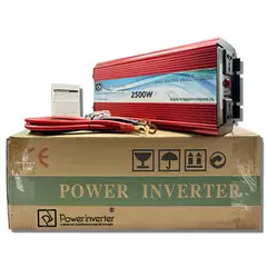 GENERICO - INVERSOR DE VOLTAJE 12VDC220VAC 2500W MDF